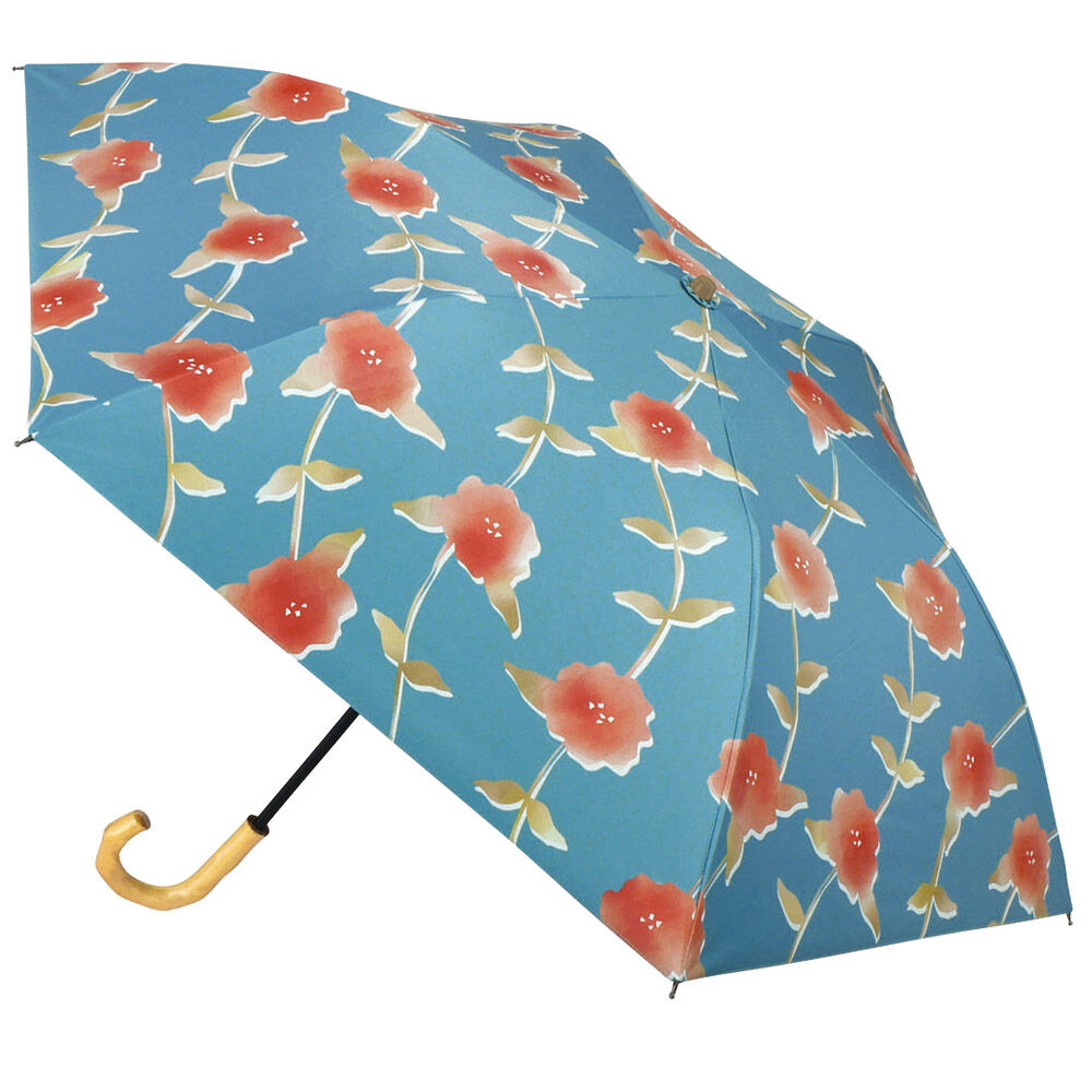 BACKYARD FAMILY「折りたたみ傘 晴雨兼用 通販 折り畳み傘 晴雨兼用傘 日傘 雨傘 かさ カサ レディース」|傘|ブルー1