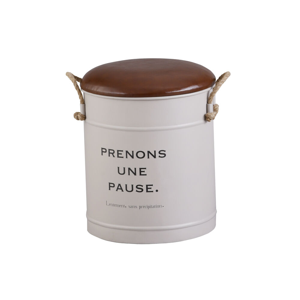 BACKYARD FAMILY「収納ボックス フタ付き イス 通販 収納 できる スツール 椅子 いす アビデ ポーズ」|その他|ホワイト1