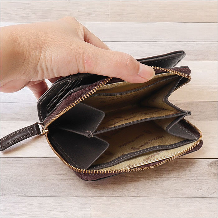 BACKYARD FAMILY「hush puppies ハッシュパピー 財布 通販 二つ折り財布 折財布 さいふ サイフ メンズ」|財布|