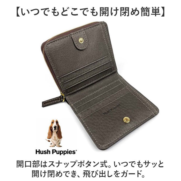 BACKYARD FAMILY「hush puppies ハッシュパピー 財布 通販 二つ折り財布 折財布 さいふ サイフ メンズ」|財布|