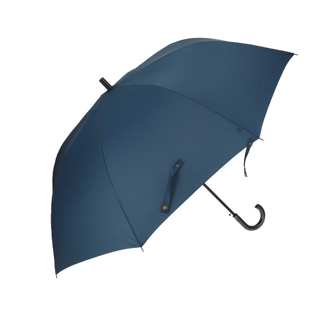BACKYARD FAMILY「傘 メンズ 大きい 通販 風に強い 長傘 ジャンプ傘 75cm テフロン加工 撥水 はっ水 軽量」|傘|ブルー1