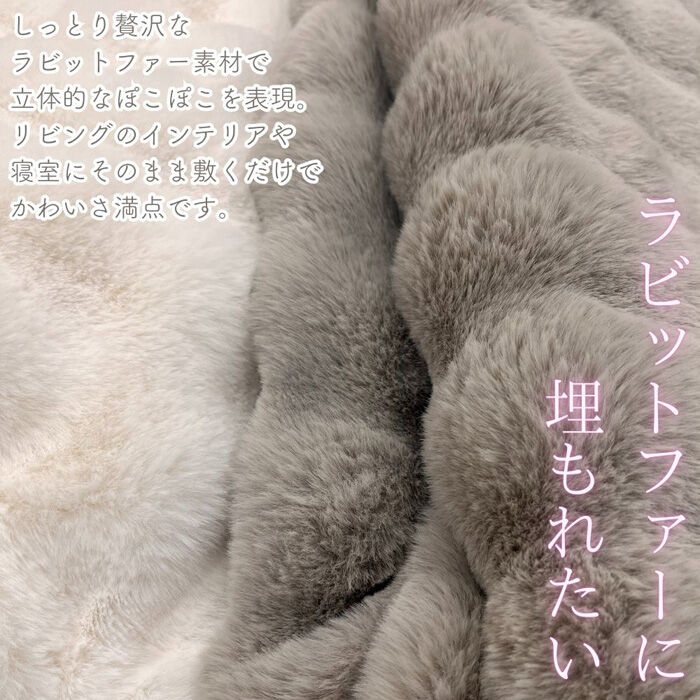 BACKYARD FAMILY「毛布 2枚合わせ もこもこ 通販 2枚合わせ毛布 掛け布団 掛布団 滑らか なめらか 肌触りが良い」|ブランケット|