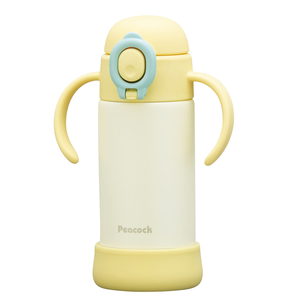 BACKYARD FAMILY「ベビー 保冷 ストローマグ 350ml 通販 ストローボトル 子供用水筒 食洗機対応」|食器・キッチングッズ|イエロー1