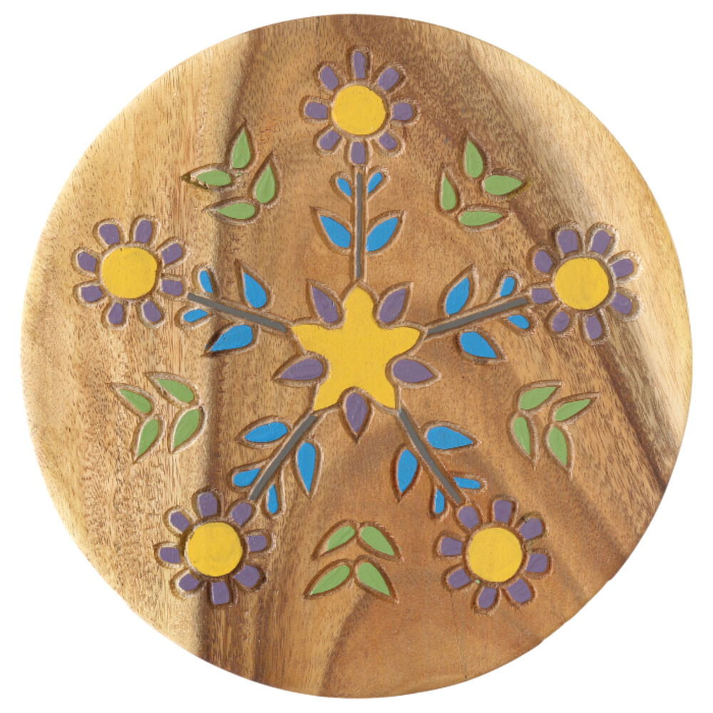 BACKYARD FAMILY「ウッド スツール かわいい ラウンド 通販 ウッドスツール ミニスツール 椅子 チェア いす 腰掛」|その他|ブラウン5