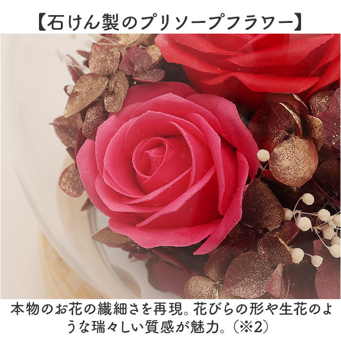 BACKYARD FAMILY「ブリザードフラワ- 通販 ガラスドーム フラワーギフト ガラス製 お花 花 フラワーアレンジメント」|その他|