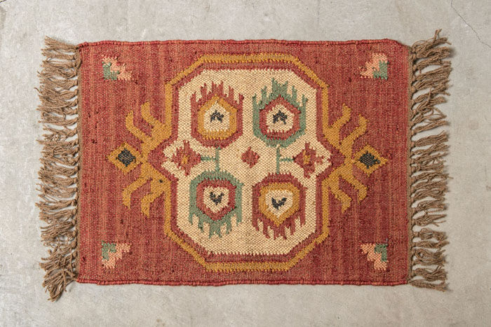 BACKYARD FAMILY「マット おしゃれ フロアマット 通販 長方形 ラグマット デザインマット ジュート ファブリック」|その他|