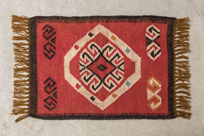 BACKYARD FAMILY「マット おしゃれ フロアマット 通販 長方形 ラグマット デザインマット ジュート ファブリック」|その他|