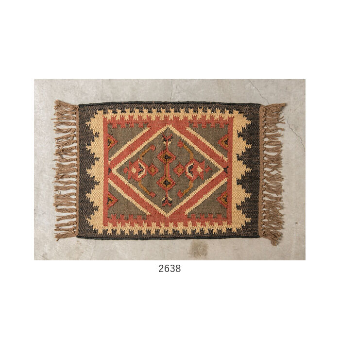 BACKYARD FAMILY「マット おしゃれ フロアマット 通販 長方形 ラグマット デザインマット ジュート ファブリック」|その他|