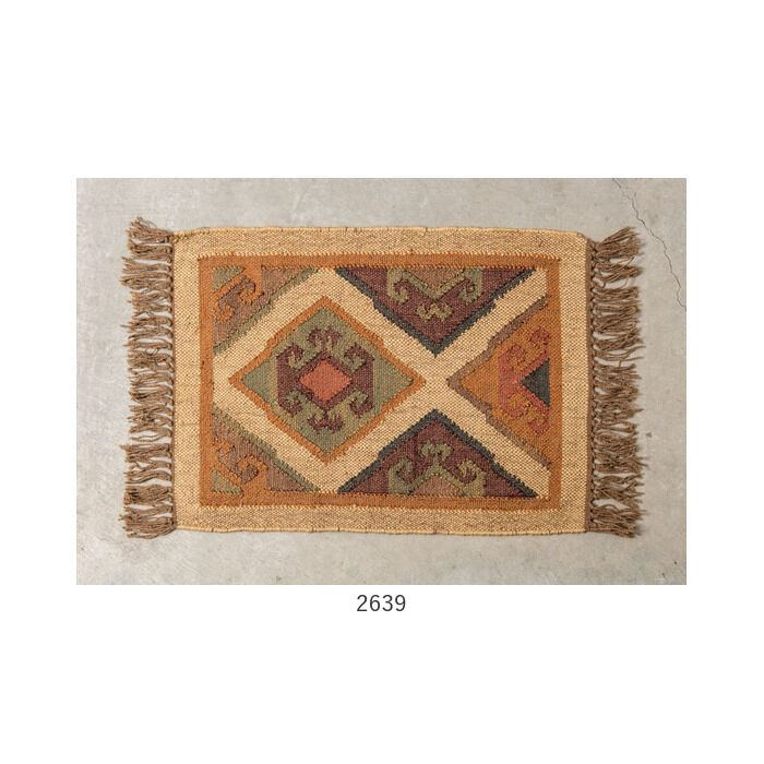 BACKYARD FAMILY「マット おしゃれ フロアマット 通販 長方形 ラグマット デザインマット ジュート ファブリック」|その他|