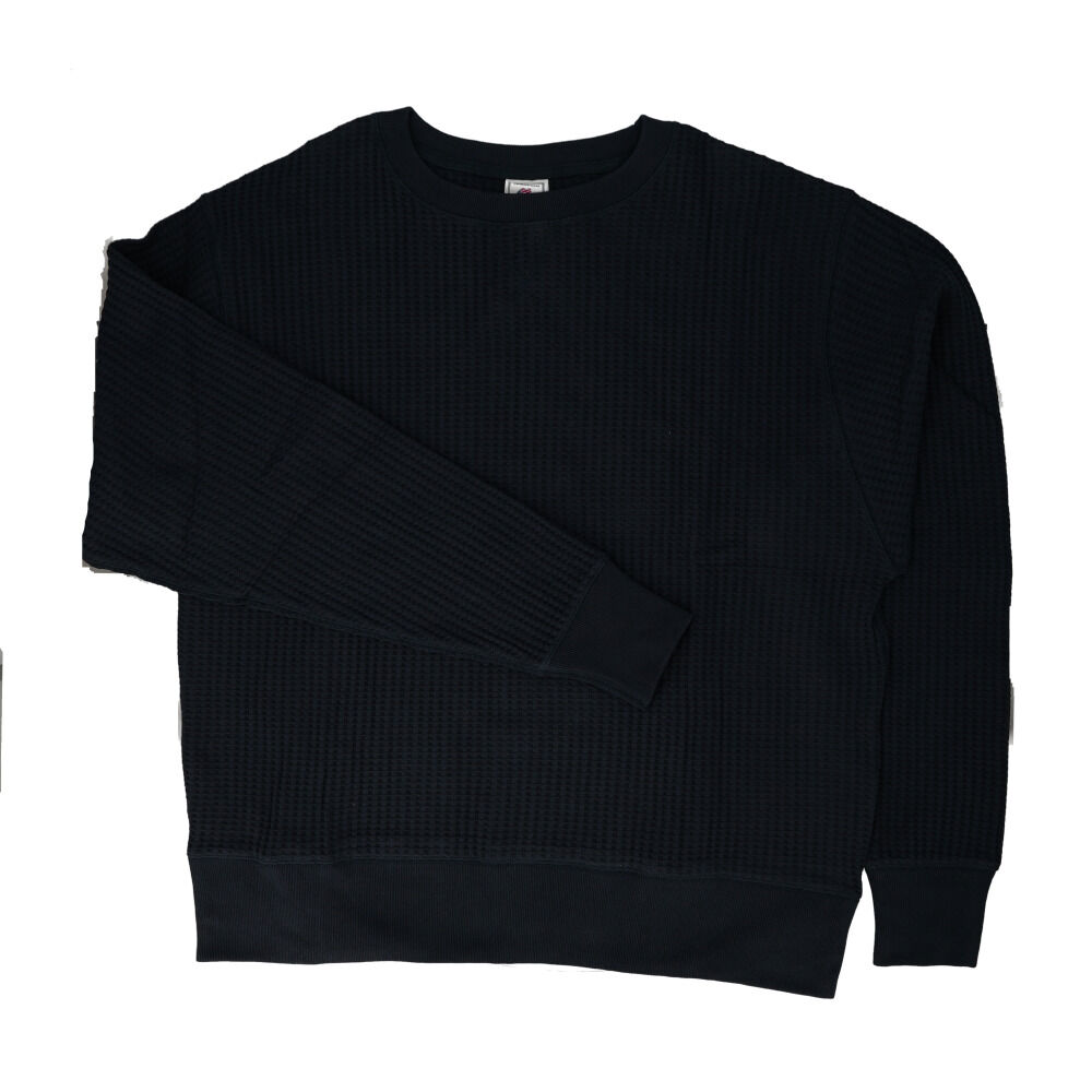 BACKYARD FAMILY「JEMORGAN ワッフル JD042-52S ジェーイーモーガン 通販 長袖Tシャツ ロンT」|Tシャツ・カットソー|ブラック1