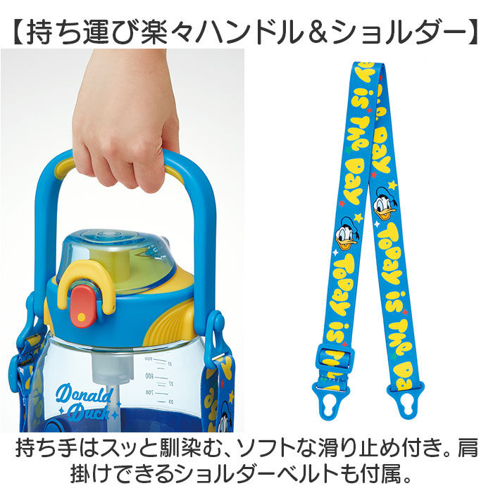 BACKYARD FAMILY「スケーター 水筒 ストロー 通販 skater PSHP12 ストロー付き水筒 ストローボトル」|食器・キッチングッズ|