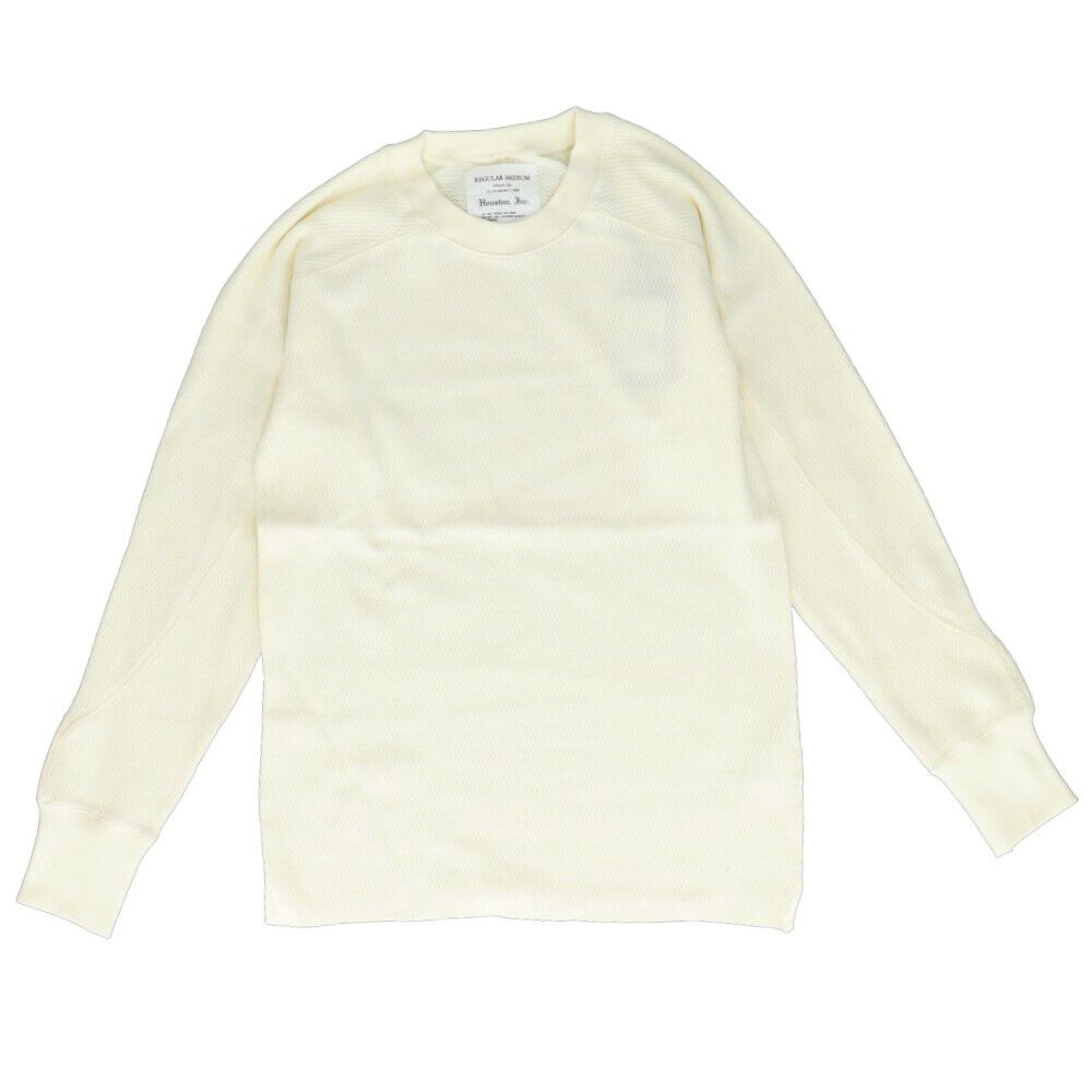 BACKYARD FAMILY「サーマル ロンt メンズ 通販 ロングTシャツ 長袖tシャツ 長袖 tシャツ クルーネック」|Tシャツ・カットソー|ホワイト1