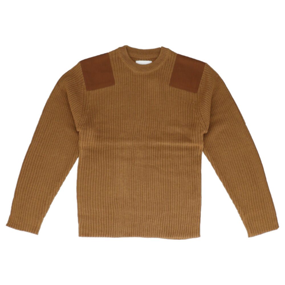 BACKYARD FAMILY「メンズ ニット セーター 通販 ミリタリーセーター コマンドセーター HOUSTON ヒューストン」|その他|ブラウン1