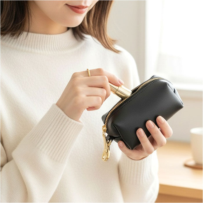 BACKYARD FAMILY「Rename ポーチ 小さめ 通販 リネーム RPL24030 小物ポーチ 革 小物入れ」|ポーチ|