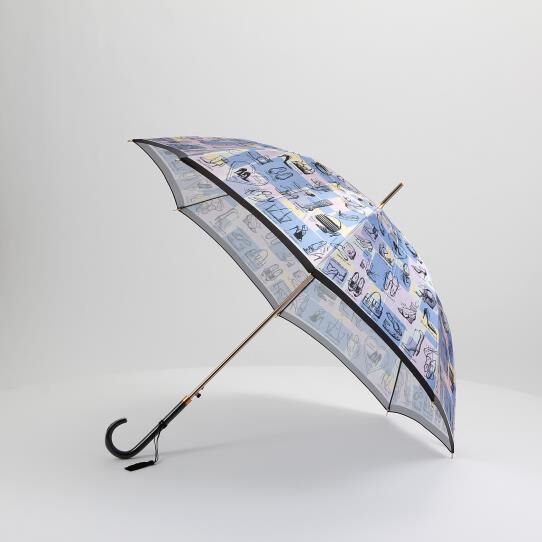 銀座かねまつ「K21751IOTH 長傘」|傘|ブルー