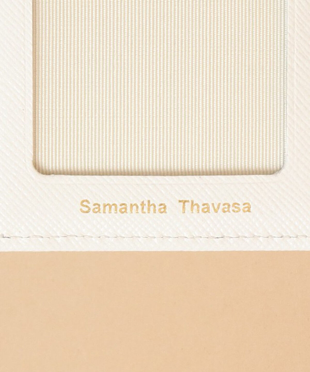 Samantha Thavasa「ラメレザービジュー パスケース」|定期入れ|