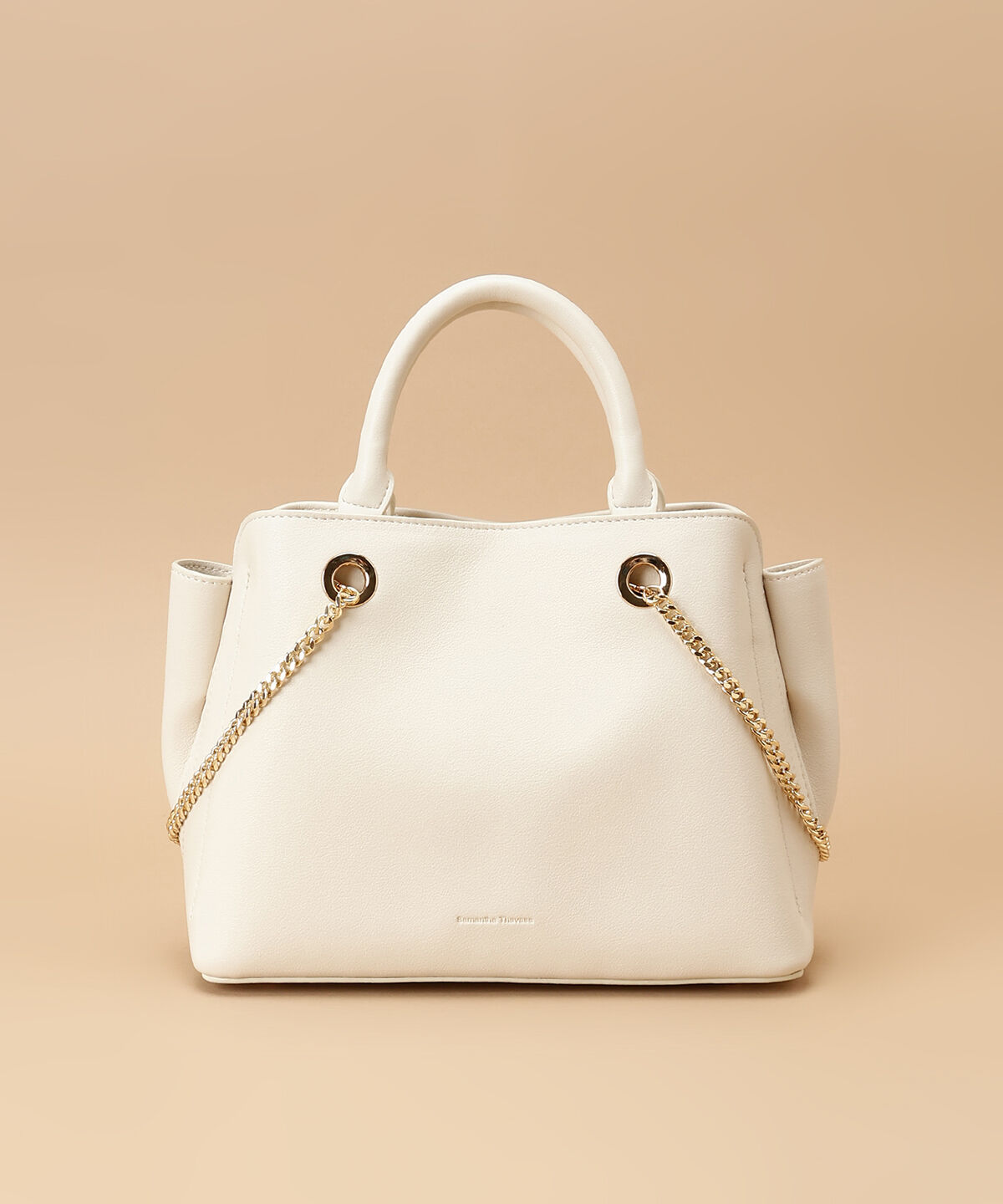 Samantha Thavasa「2way合皮トートバッグ」|トートバッグ|オフホワイト