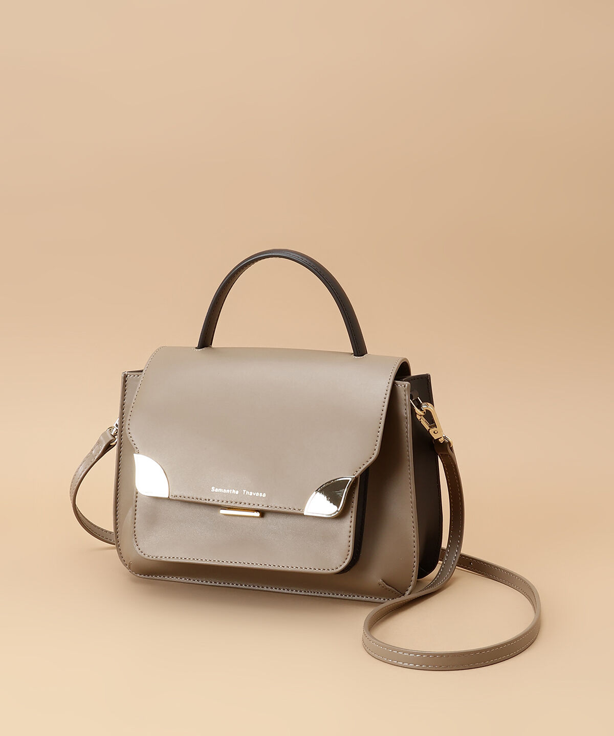 Samantha Thavasa「フラップデザイン ワンハンドルバッグ」|ハンドバッグ|