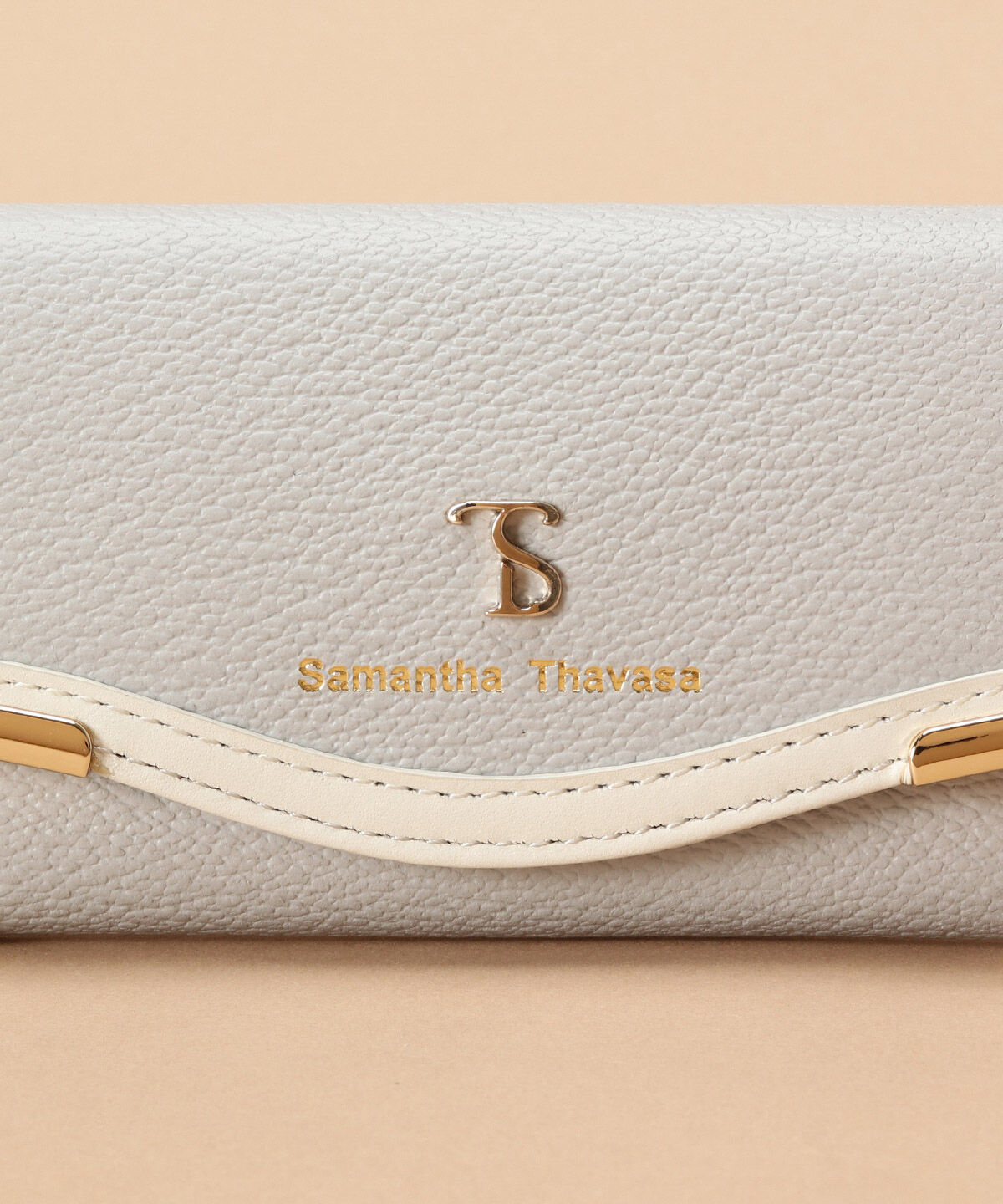 Samantha Thavasa「バイカラーエッジ キーケース」|キーケース|