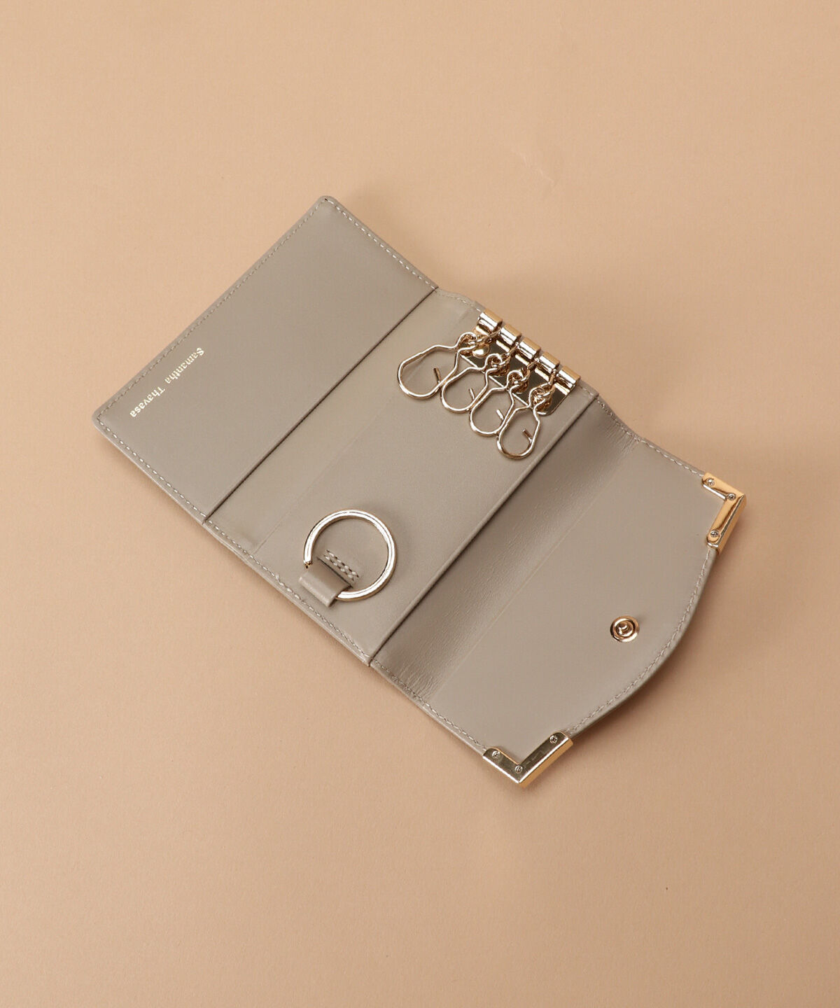 Samantha Thavasa「バイカラーエッジ キーケース」|キーケース|