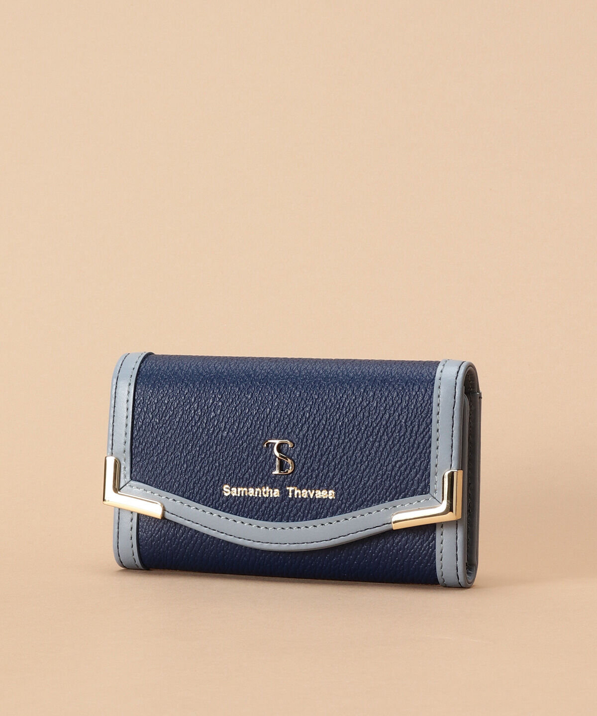 Samantha Thavasa「バイカラーエッジ キーケース」|キーケース|