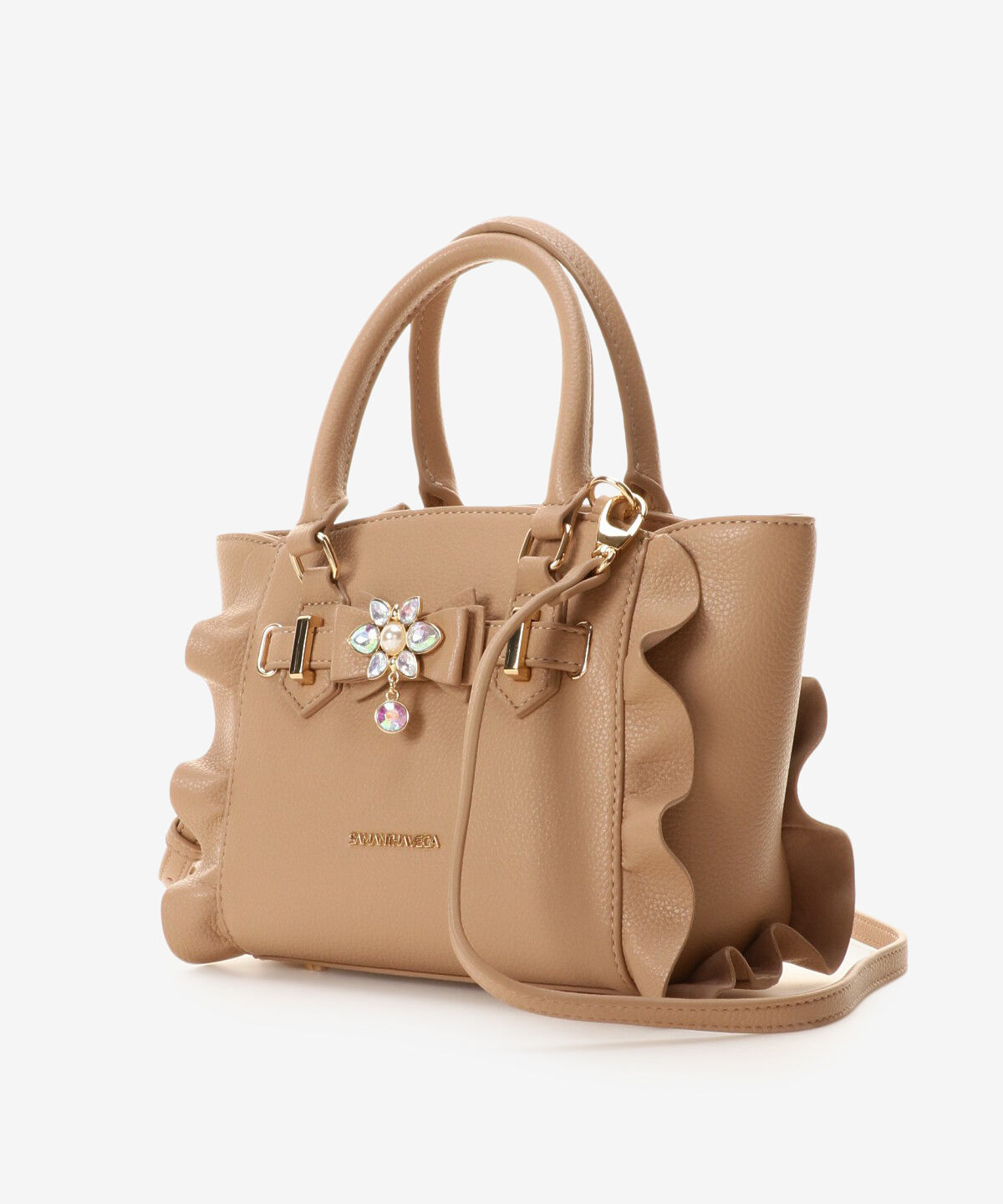 Samantha Vega「ビジューリボンフラッター(ミニ)」|ショルダー・メッセンジャー|