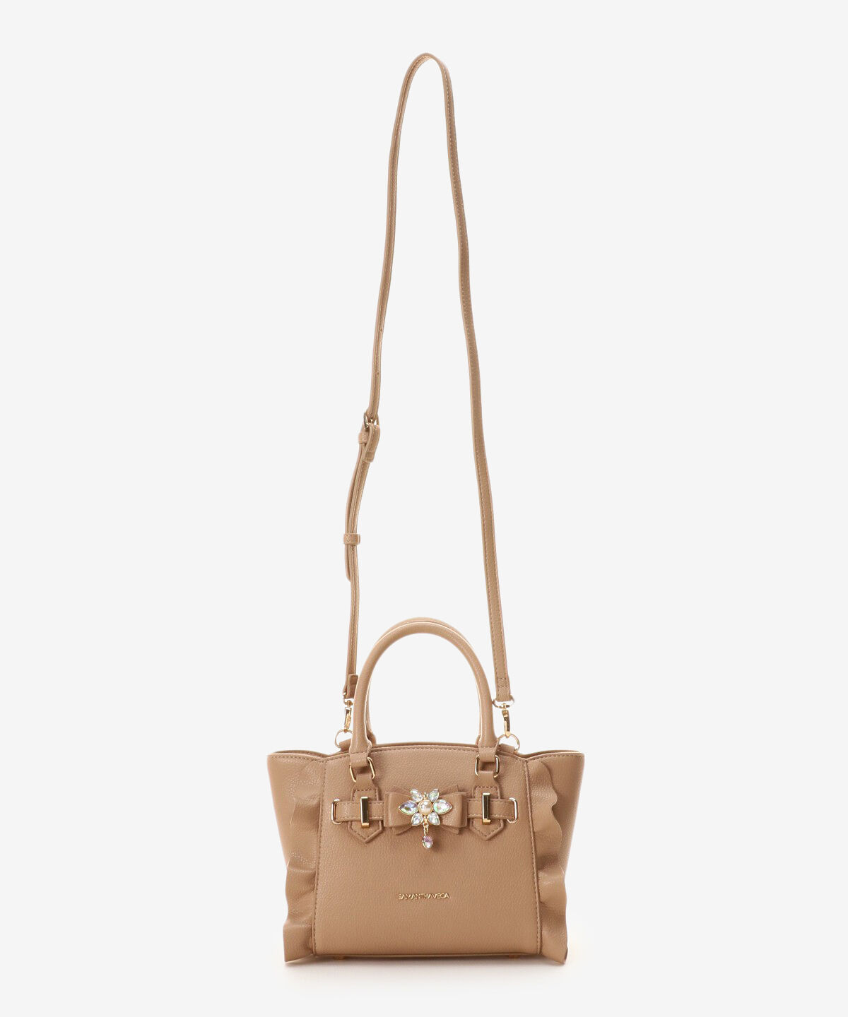 Samantha Vega「ビジューリボンフラッター(ミニ)」|ショルダー・メッセンジャー|