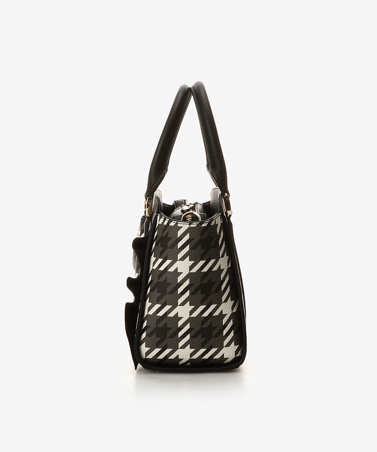 Samantha Vega「チェックビジューフリルハンドバッグ」|ハンドバッグ|