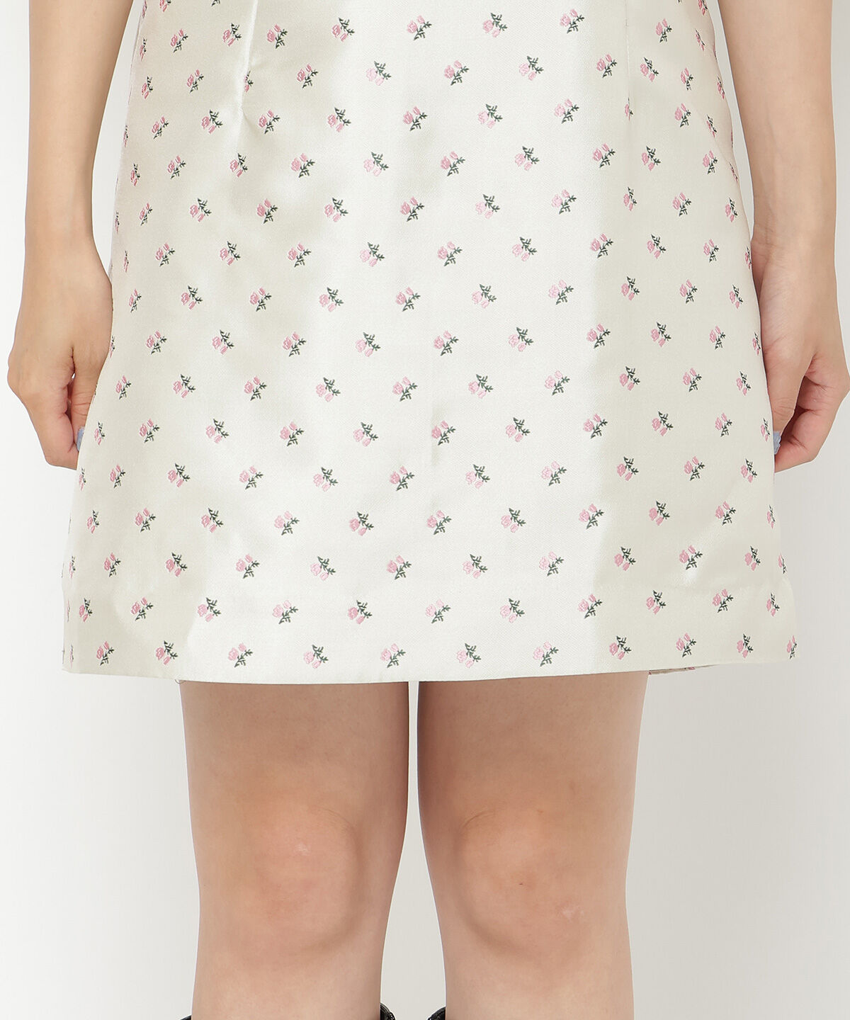 REDYAZEL「ジャガードフラワーミニワンピース」|ワンピース|