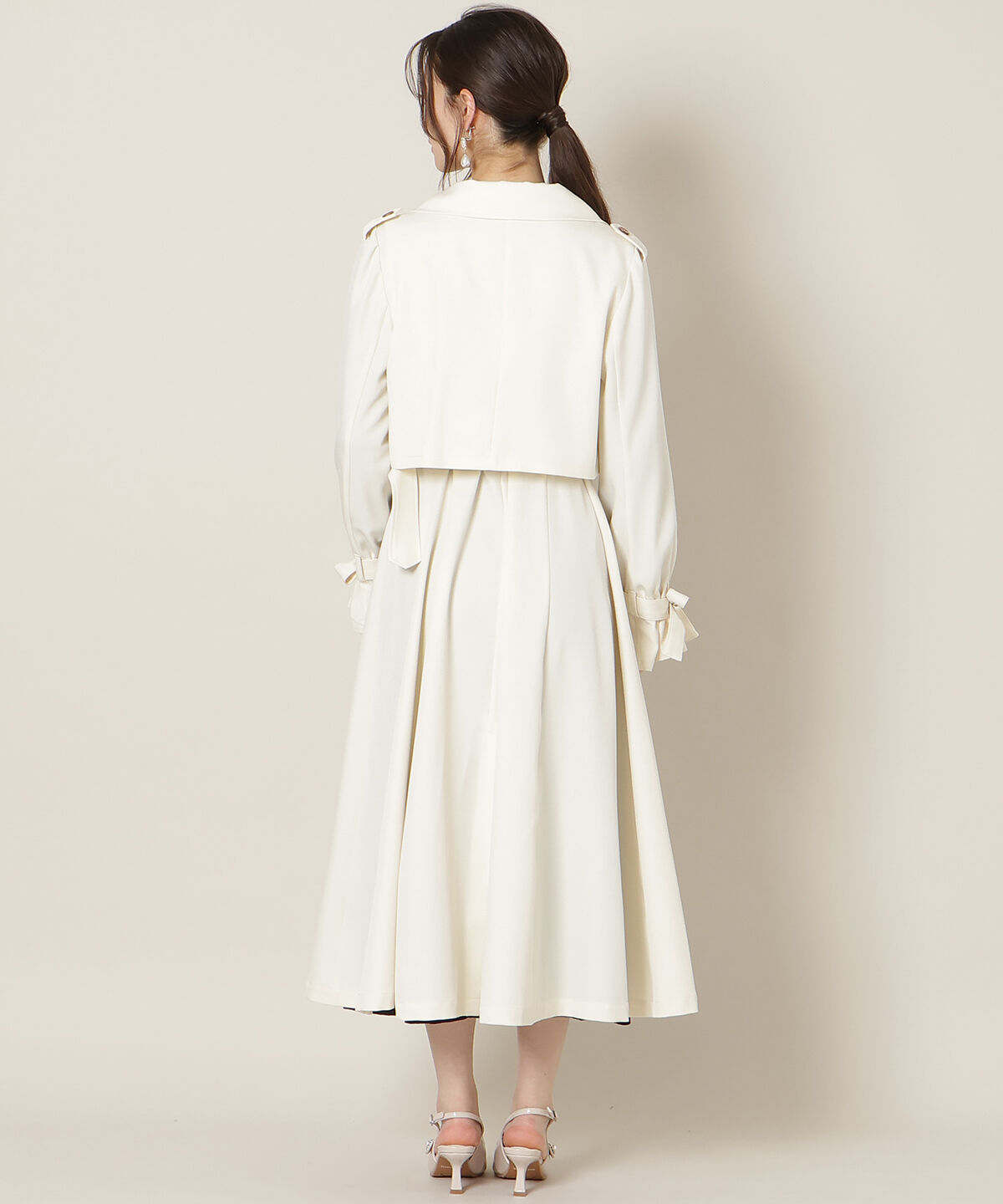 WILLSELECTION「リボンスリーブ3WAYトレンチコート」|トレンチコート|