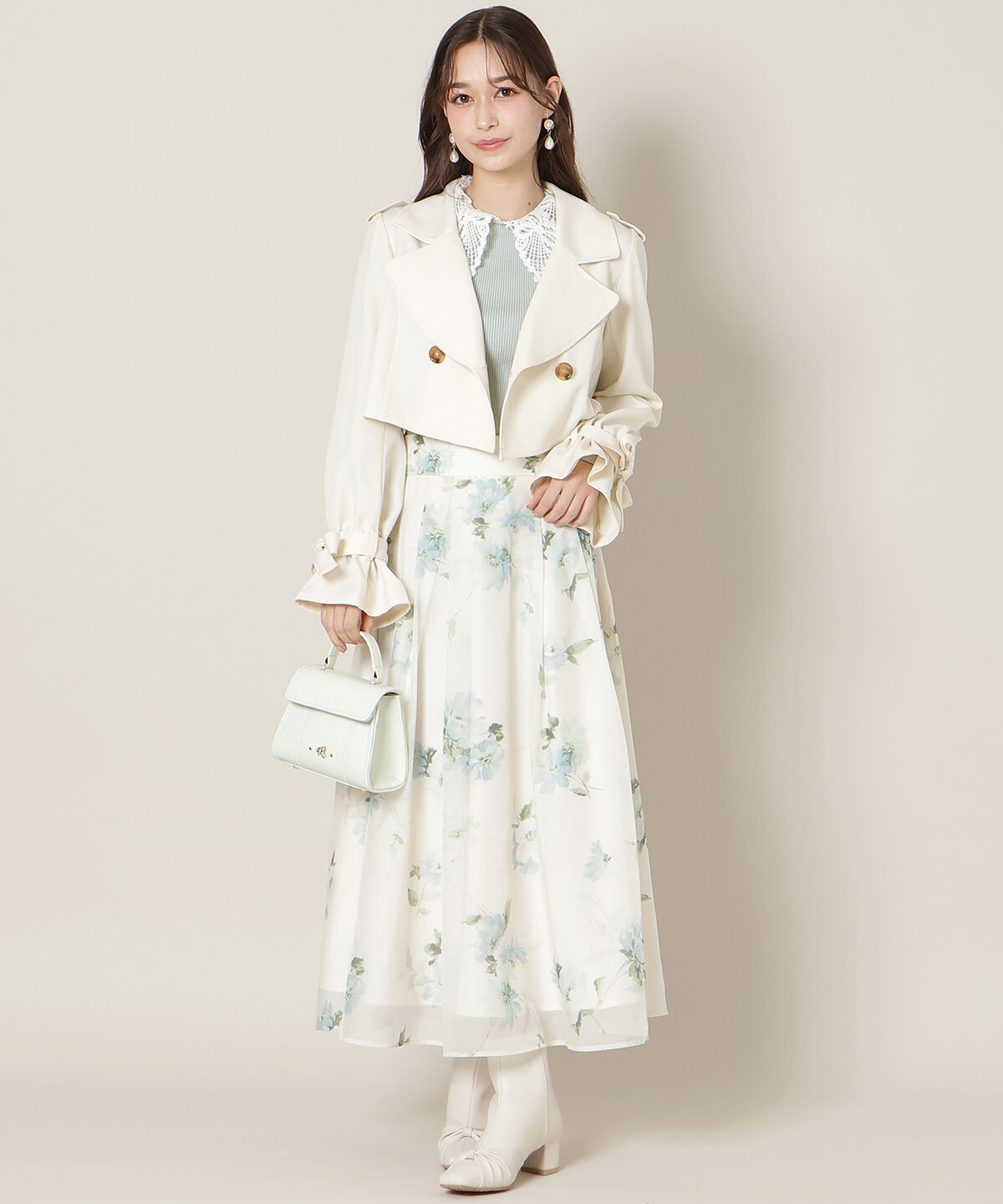 WILLSELECTION「リボンスリーブ3WAYトレンチコート」|トレンチコート|