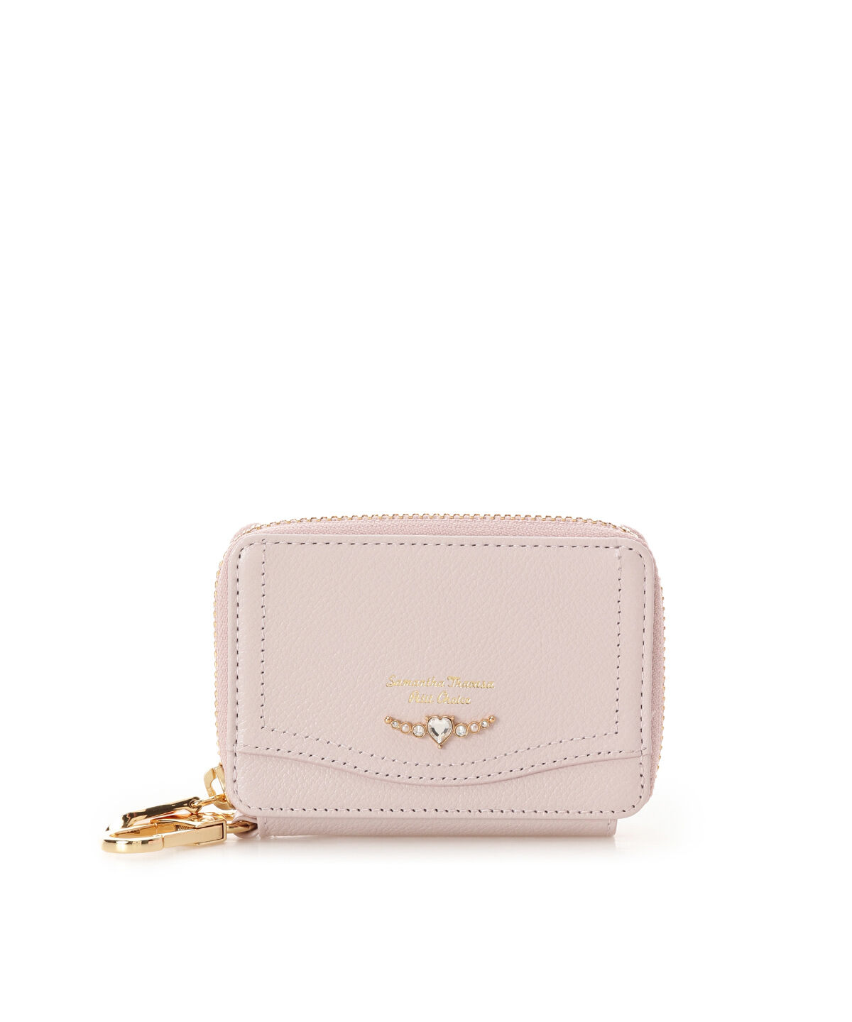 Samantha Thavasa Petit Choice「クリアハートビジュー キーケース」|キーケース|ピンク