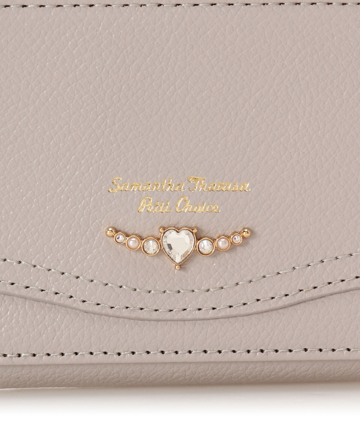 Samantha Thavasa Petit Choice「クリアハートビジュー キーケース」|キーケース|