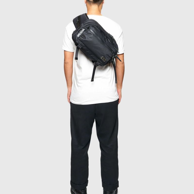 AS2OV「AS2OV / アッソブ CORDURA DOBBY 305D WAIST」|ショルダー・メッセンジャー|ブラック