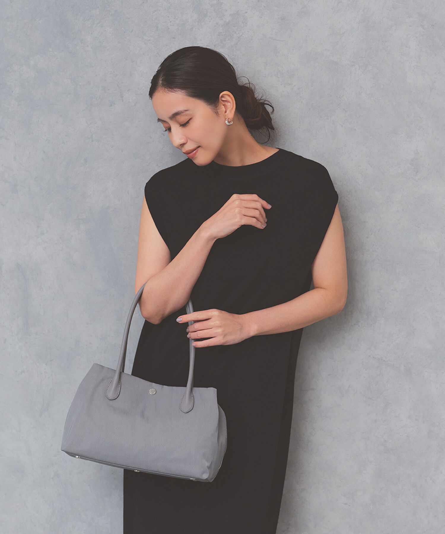 TOPKAPI BREATH「【Breath TOPKAPI】ALINE アライン ナイロン ボストン ミニ トートバッグ　軽量 / 肩掛け / 大容量 / 通勤」|ボストンバッグ|