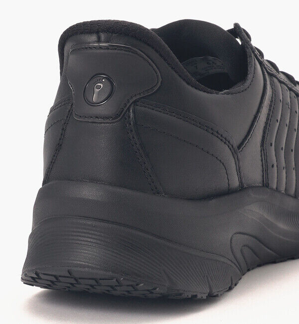 Orthofeet「【オーソフィート】ナビゲート ワイド/ブラック ナチュラルレザー/シューズ メンズ」|スニーカー|