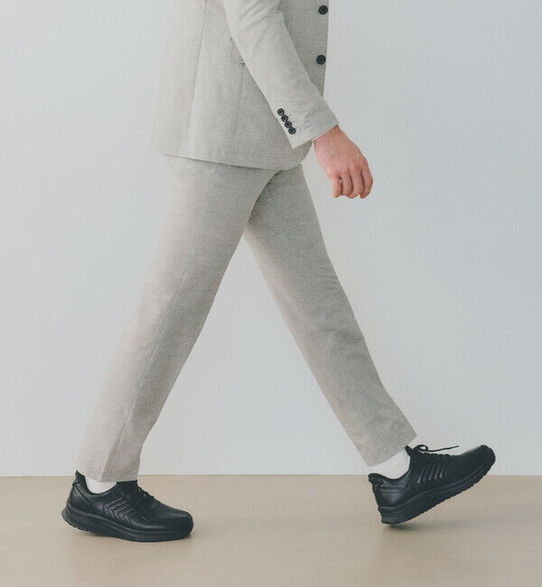 Orthofeet「【オーソフィート】ナビゲート ワイド/ブラック ナチュラルレザー/シューズ メンズ」|スニーカー|