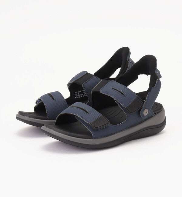 Orthofeet「【オーソフィート】カリプソ ミディアム/ブルー マイクロファイバー/サンダル レディース」|サンダル|ブルー