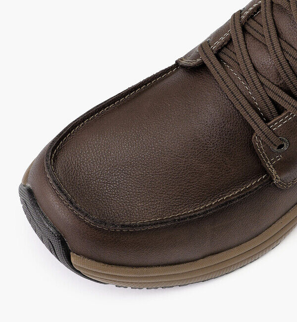 Orthofeet「【オーソフィート】ヴェルノ ミディアム/ブラウン ナチュラルレザー/ブーツ メンズ」|ロングブーツ|