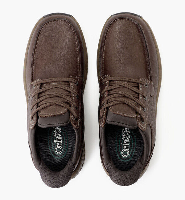 Orthofeet「【オーソフィート】ヴェルノ ミディアム/ブラウン ナチュラルレザー/ブーツ メンズ」|ロングブーツ|