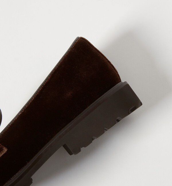 ODETTE E ODILE「ベルベットタンクローファー フラット30&uarr;」|ローファー|