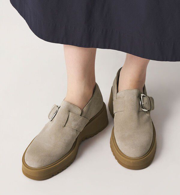 ODETTE E ODILE「ボリュームソールベルト フラット50&uarr;」|スリッポン|