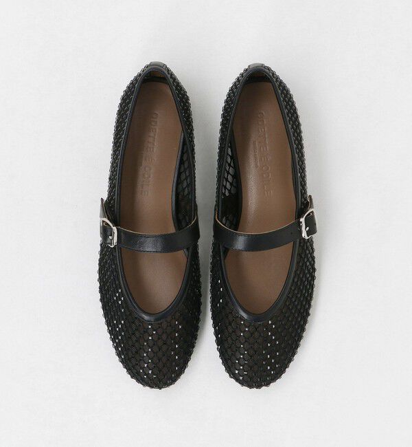 ODETTE E ODILE「メリージェーンビジュー フラット10&uarr;」|パンプス|