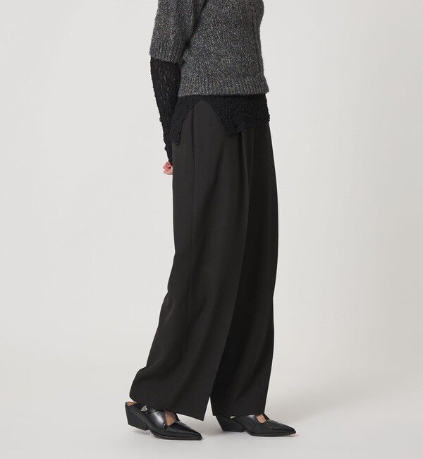 ASTRAET「＜ASTRAET＞ギャバ タック バレルパンツ」|その他|