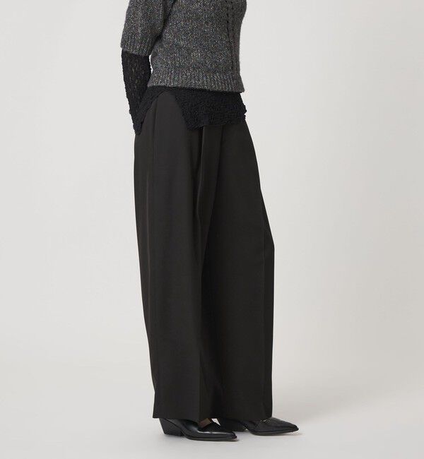 ASTRAET「＜ASTRAET＞ギャバ タック バレルパンツ」|その他|