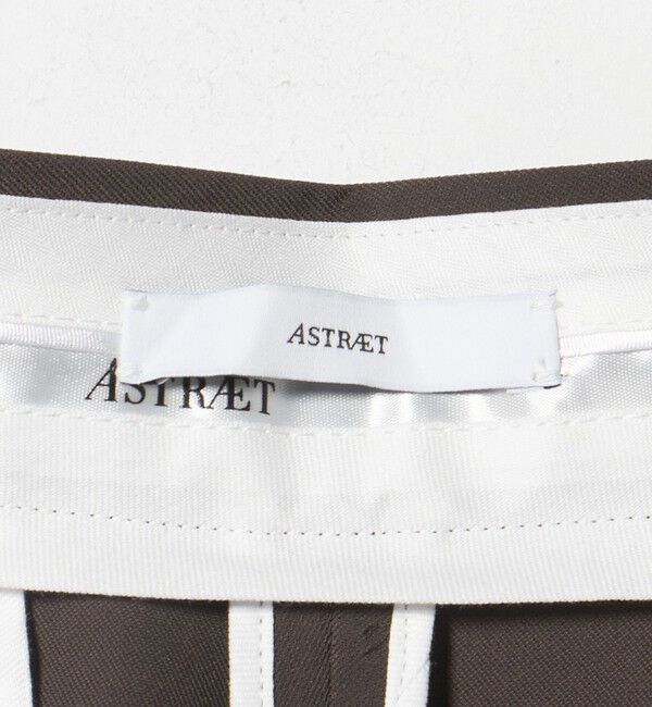 ASTRAET「＜ASTRAET＞ギャバ タック バレルパンツ」|その他|