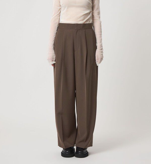 ASTRAET「＜ASTRAET＞ギャバ タック バレルパンツ」|その他|