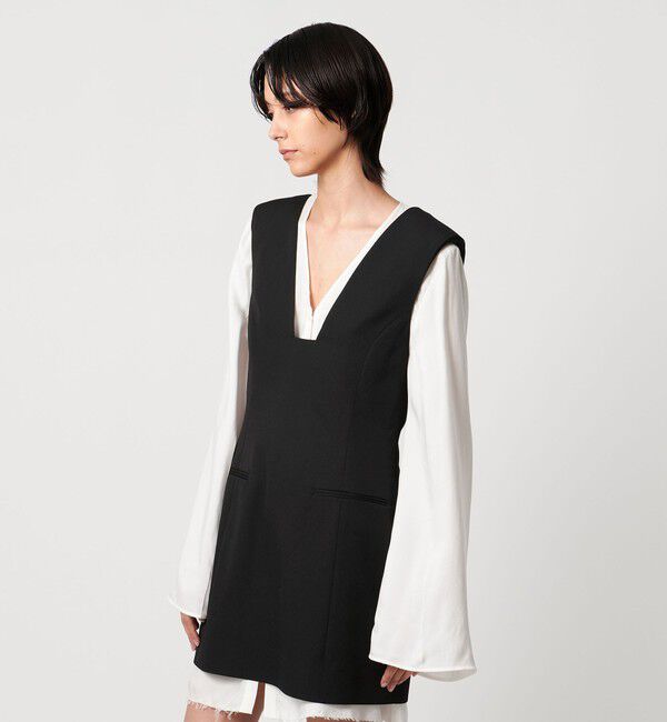 AEWEN MATOPH「＜AEWEN MATOPH＞スクエアネックミニワンピース」|ワンピース|