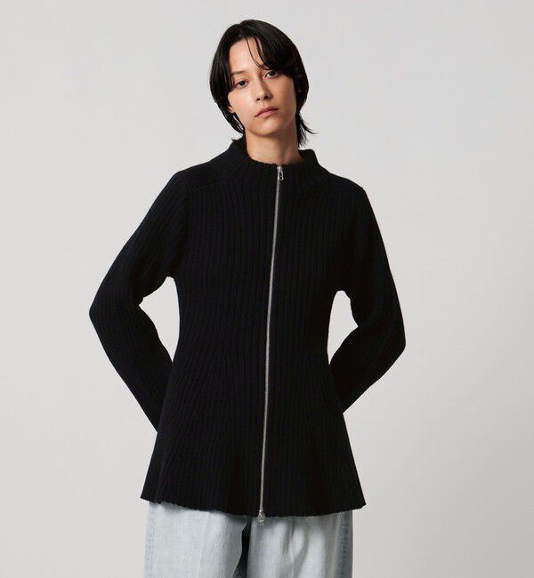 AEWEN MATOPH「＜AEWEN MATOPH＞ウールカシミヤミックス ペプラムジップアップニットジャケット」|その他|