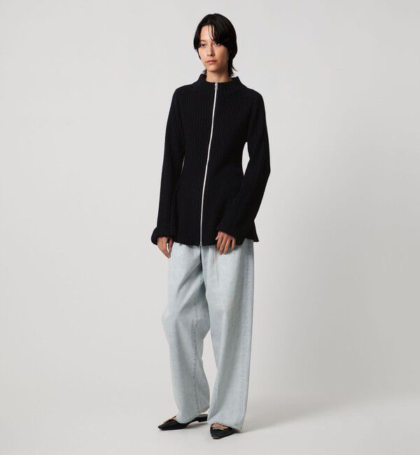 AEWEN MATOPH「＜AEWEN MATOPH＞ウールカシミヤミックス ペプラムジップアップニットジャケット」|その他|